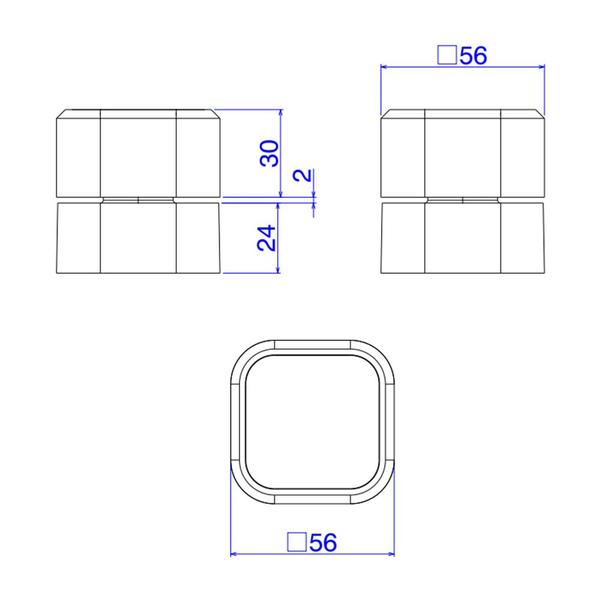 Acabamento para Registro de Pressão Deca You 4916.BL105.PQ.MT Quadrado 1/2" e 3/4" Black Matte Imagem de Acabamento para Registro de Pressão Deca You 4916.BL105.PQ.MT Quadrado 1/2" e 3/4" Black Matte