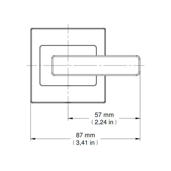 Imagem de Acabamento para Registro Docol Breezy 725106 DocolBase 1/2", 3/4" e 1" Cromado