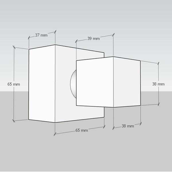 Imagem de Acabamento Para Registro Pressão Gaveta Quadrado 1.1/2 Metal