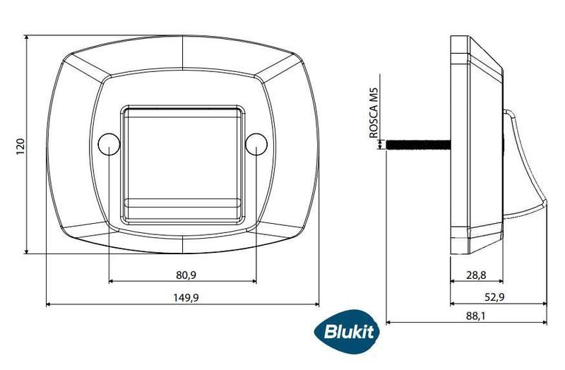 Imagem de Acabamento Para Valvula De Descarga Padrão Docol Bege Blukit