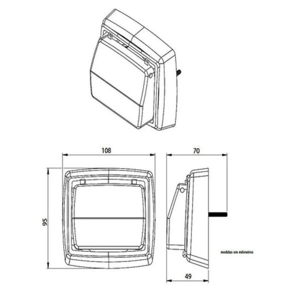 Imagem de Acabamento Para Valvula Descarga Deca Hydra Max Abs Cromado