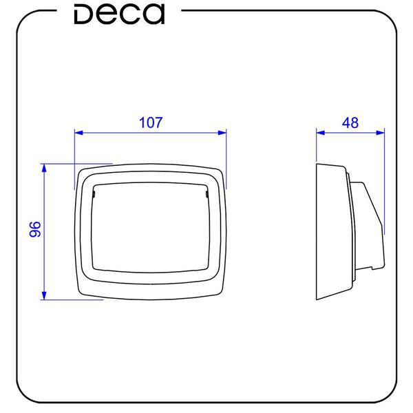 Imagem de Acabamento para Válvula Descarga Deca Hydra Max Branco