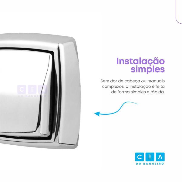 Acabamento Para Válvula Descarga Deca Hydra Max ou Docol Abs Cromado - EVM Acabamentos Imagem de Acabamento Para Válvula Descarga Deca Hydra Max ou Docol Abs Cromado