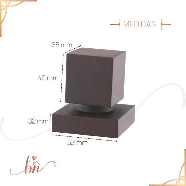 Acabamento Quadrado Aço Corten Luxo Para Banheiro 100% Metal - Home Neth Imagem de Acabamento Quadrado Aço Corten Luxo Para Banheiro 100% Metal