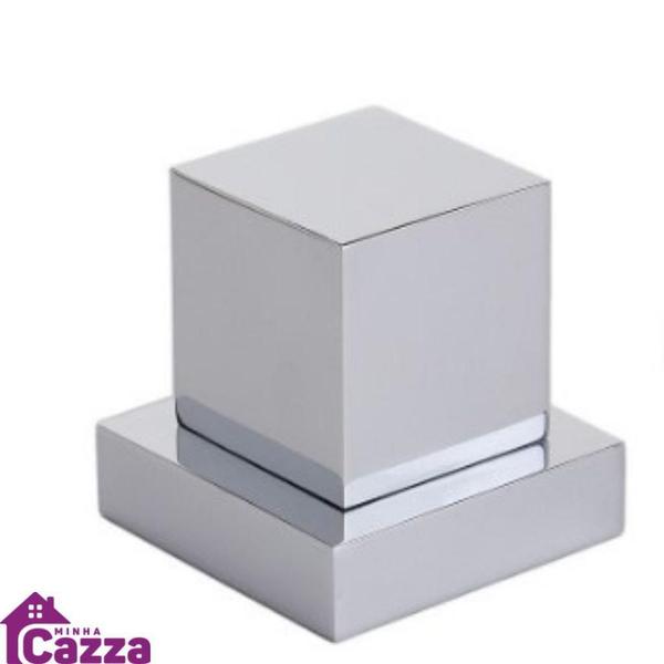 Acabamento Quadrado Metal Registro Pressão Gaveta Deca - Minha Cazza Imagem de Acabamento Quadrado Metal Registro Pressão Gaveta Deca
