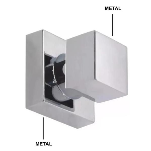 Imagem de Acabamento Quadrado Registro Volante Metal - 4 Peças