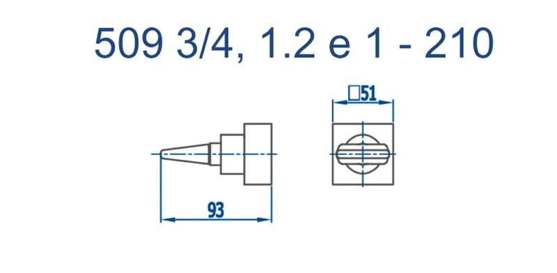 Imagem de Acabamento Registro 3/4", 1/2" e 1" Doro Vecchio 509 DV210 Fani