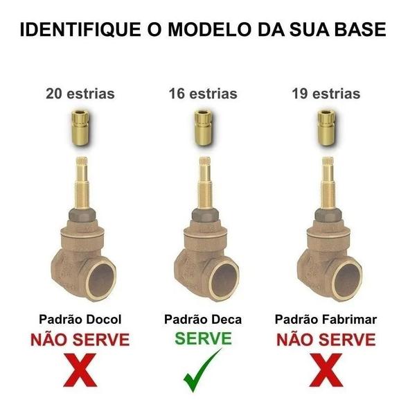 Imagem de Acabamento Registro Base Deca Gaveta E Pressão Preto Fosco