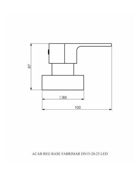 Imagem de Acabamento Registro Base Docol 1/2 E 3/4 E 1 Pequeno Preto