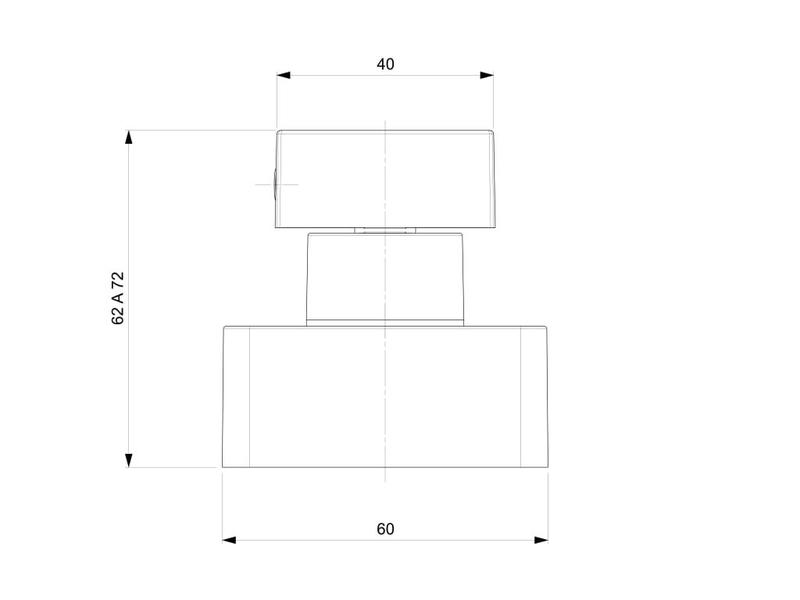 Imagem de Acabamento Registro Base Virtus 1/2 3/4 E 1 Roca