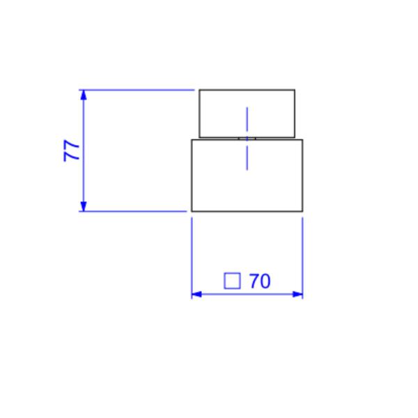 Imagem de Acabamento Registro de Gaveta 1 1/4" 1 1/2" Dream Crom Deca