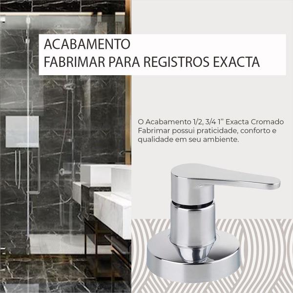 Acabamento Registro Exacta Fabrimar Deca Docol Universal Imagem de Acabamento Registro Exacta Fabrimar Deca Docol Universal
