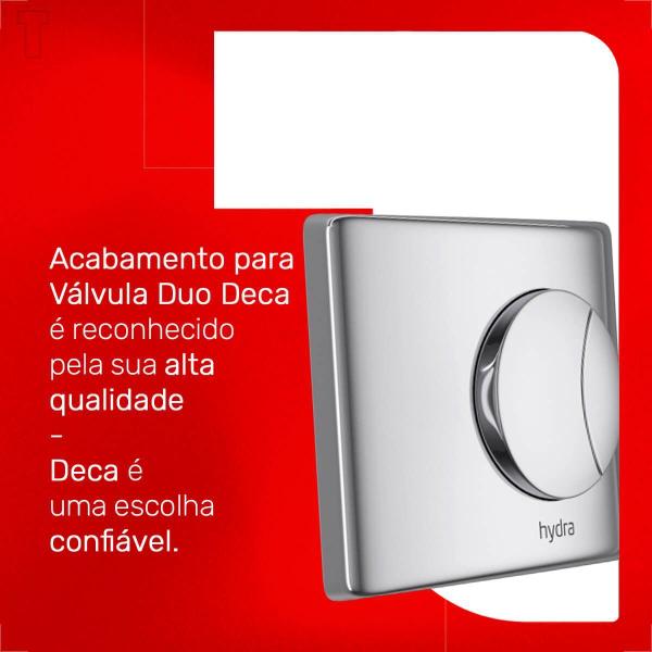 Imagem de Acabamento valvula deca hydra duo 4900.c.duo cromado