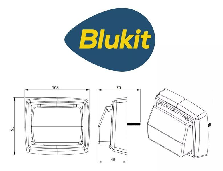 Imagem de Acabamento Válvula Descarga Hydra Max Docol Celite Branco Blukit