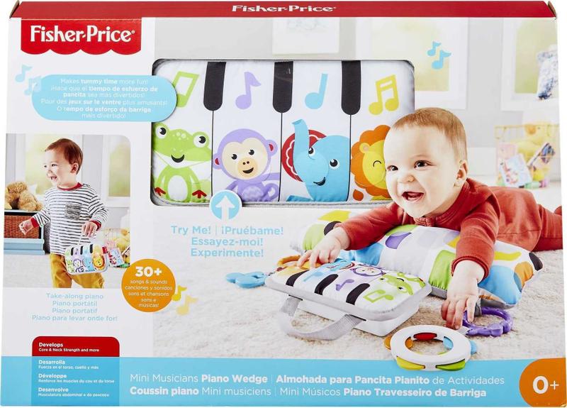 Imagem de Academia de atividades Fisher-Price Activity City Gym com música e luzes