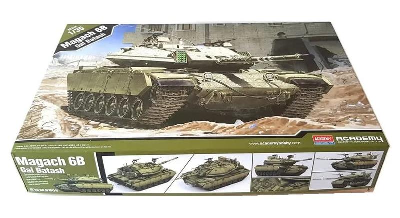 Imagem de Academy 1/35 IDF Magach 6B Gal Batash (Patton) Kit de Modelo Plástico