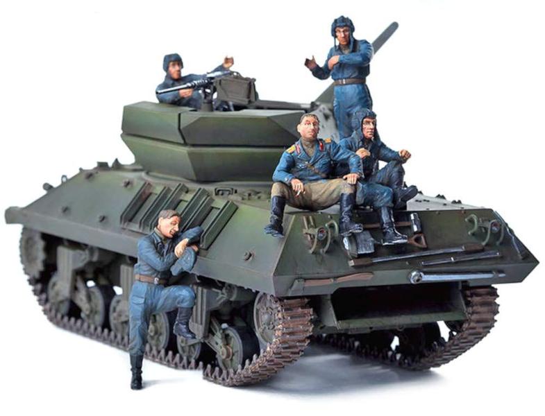 Imagem de Academy 1/35 Soviet M-10 Tank Destroyer - Modelo de Montagem, Sem Pintura