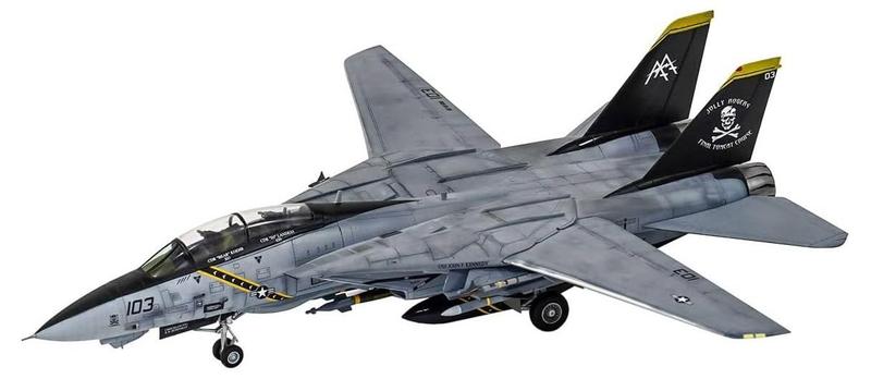 Imagem de Academy F-14B Tomcat VF-103 Jolly Rogers 1/72 Modelo Plástico Detalhado