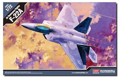 Imagem de Academy F-22A Air Dominance Fighter 1/72 Modelo com Detalhes Premium