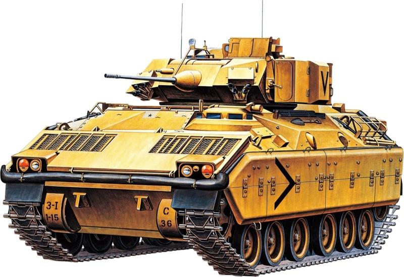 Imagem de  Academy M2 Bradley 1/35 - Kit de Modelo de Veículo de Combate