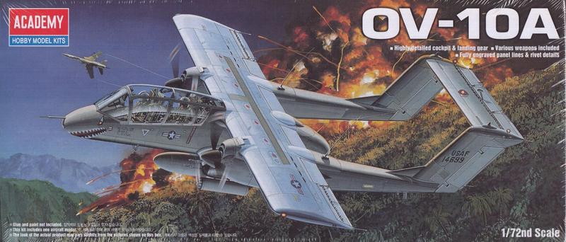 Imagem de Academy OV-10A Bronco 1/72 - Kit de Reconhecimento Armado em Plástico