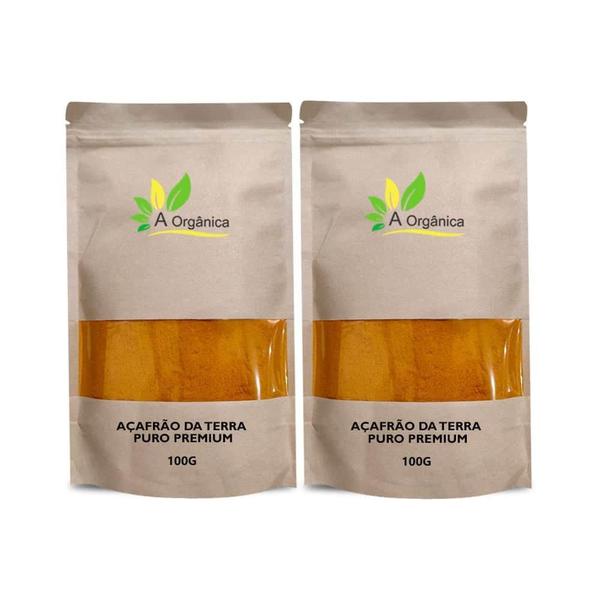 Açafrão da Terra Em Pó Puro 100g Kit 2 - A Organica Imagem de Açafrão da Terra Em Pó Puro 100g Kit 2