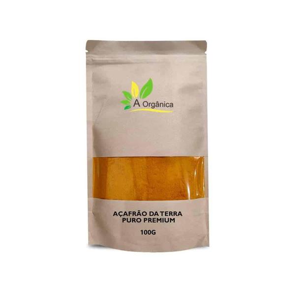 Açafrão da Terra Em Pó Puro 100g Kit 2 - A Organica Imagem de Açafrão da Terra Em Pó Puro 100g Kit 2