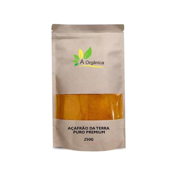 Açafrão da Terra Puro Premium - 250g Orgânico - A Organica Imagem de Açafrão da Terra Puro Premium - 250g Orgânico