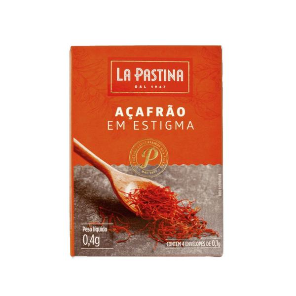 Açafrão Espanhol Verdadeiro Estigmas La Pastina Paella 0,4g Imagem de Açafrão Espanhol Verdadeiro Estigmas La Pastina Paella 0,4g