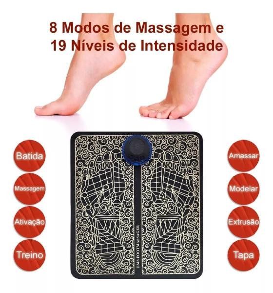 Imagem de Acalme-Se: Kit Tapete E Mini Massageador Borboleta Ems Dor