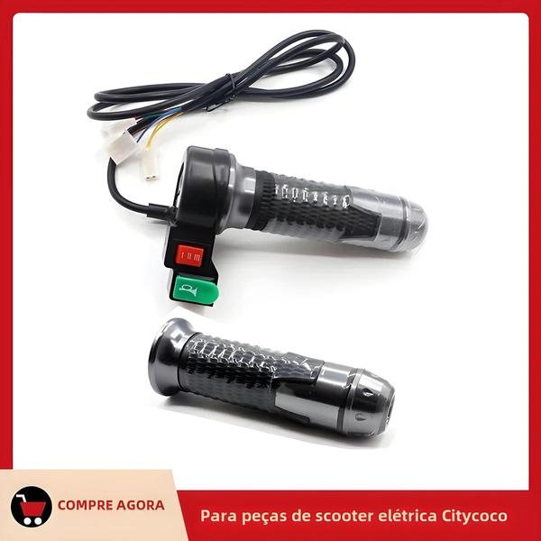 Imagem de Acelerador de Três Velocidades para Bicicleta/Scooter Elétrica (12V-72V)