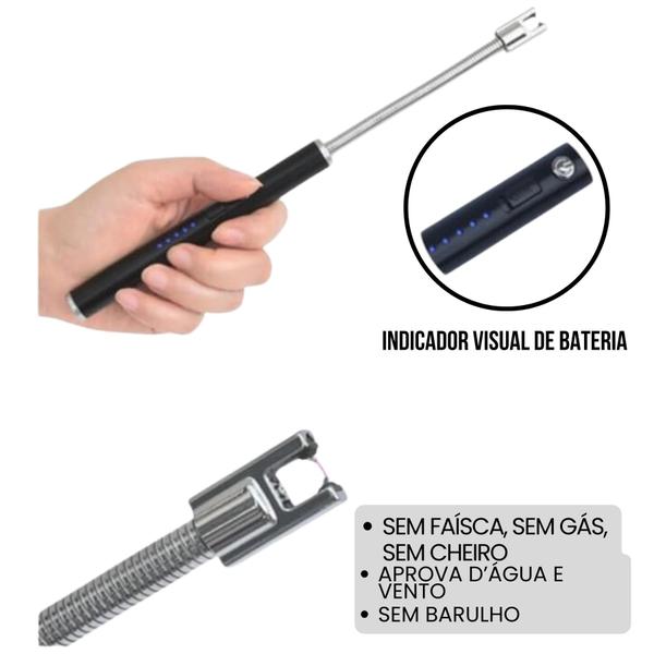 Imagem de Acenda Fácil com o Esqueiro Recarregável Flexível USB