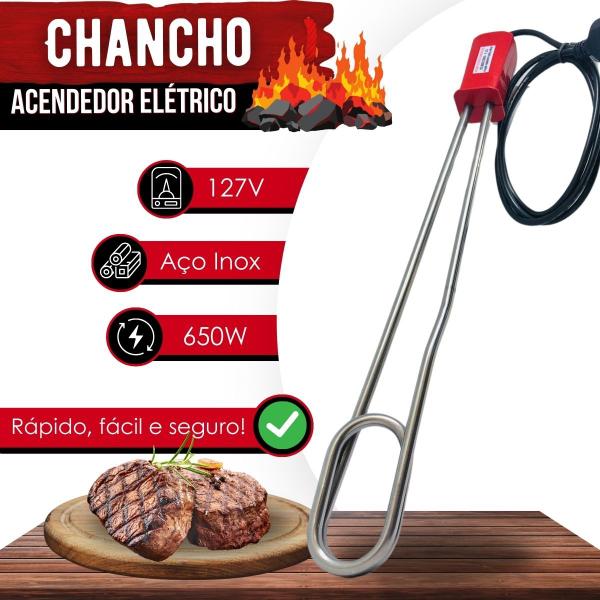 Imagem de Acendedor Elétrico 127V Para Churrasqueira Carvão e Lenha