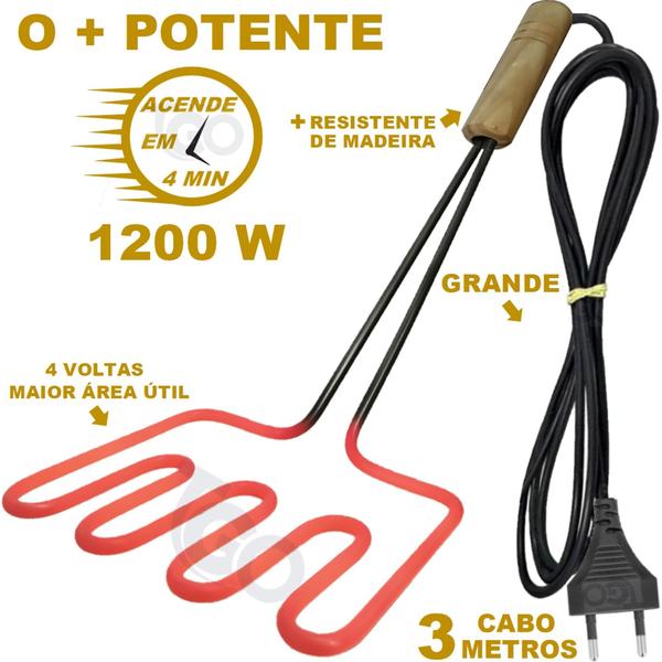 Imagem de Acendedor Elétrico De Churrasqueira a Carvão 1200W 110V/220V