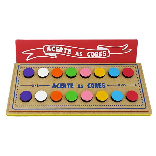 Imagem de Acerte as Cores Brinquedo Educativo em MDF