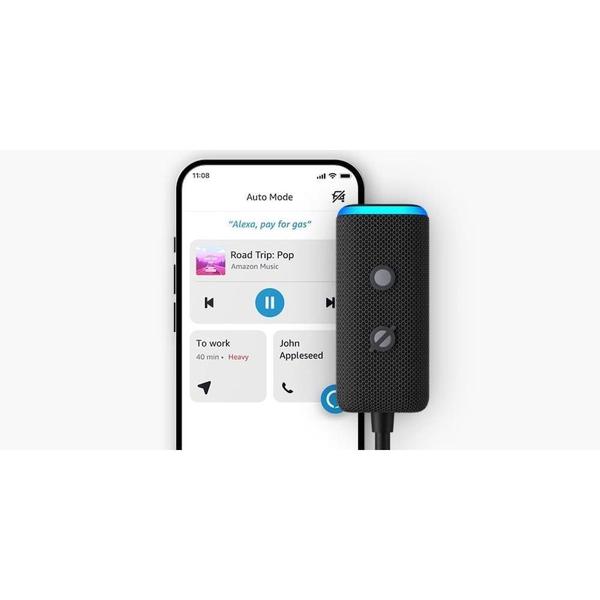 Imagem de Acessório Alexa de Mãos Livres - Echo Auto com Alexa 2nd Gen