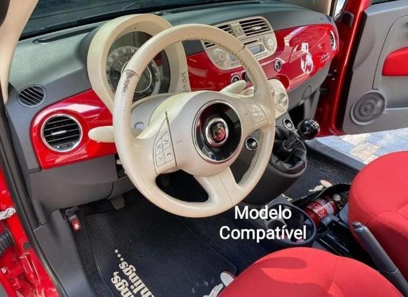 Imagem de Acessório Capa Proteção em Couro Manopla de Cambio Manual Fiat 500 Sport