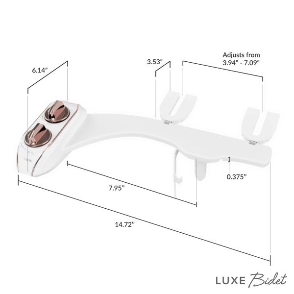 Imagem de Acessório de bidê LUXE Bidet NEO 120 Plus com limpeza automática