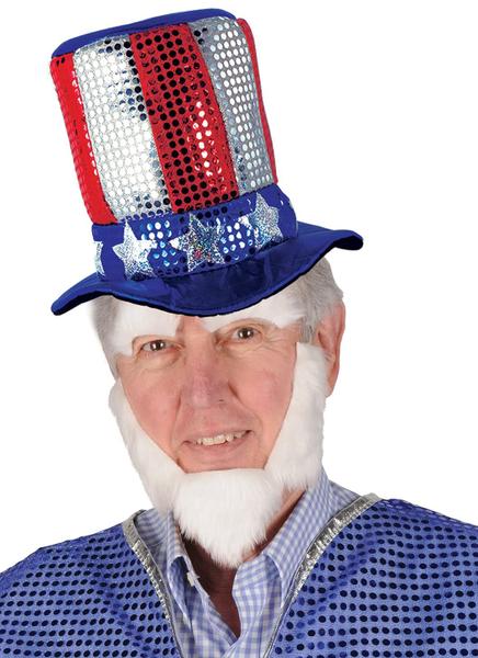 Imagem de Acessório de festa Beistle Glitz 'N Gleam Uncle Sam Top Hat