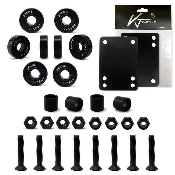 Acessório de skate Combo VJ 5.0 Trucks 52 mm Wheels Imagem de Acessório de skate Combo VJ 5.0 Trucks 52 mm Wheels