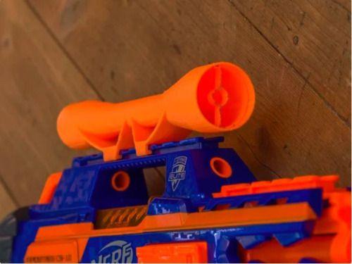 Acessório Mira Sniper Nerf New Novo Para Trilho 20mm - SNS3D Imagem de Acessório Mira Sniper Nerf New Novo Para Trilho 20mm