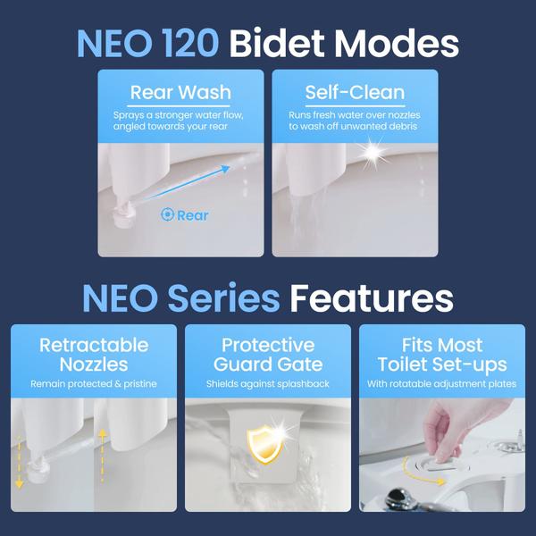 Imagem de Acessório para bidê Bidet LUXE Bidet NEO 120 Bocal autolimpante