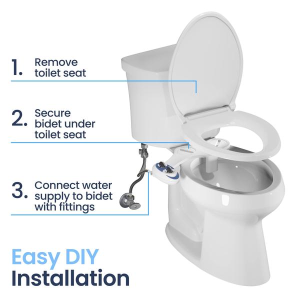 Acessório para bidê Bidet LUXE Bidet NEO 120 Bocal autolimpante Imagem de Acessório para bidê Bidet LUXE Bidet NEO 120 Bocal autolimpante