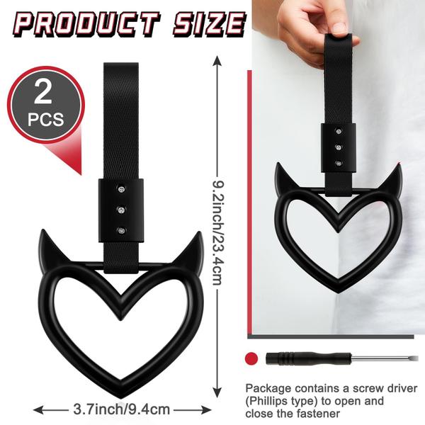 Imagem de Acessório para carro Fabbay Heart Handle Keychains Devil Style