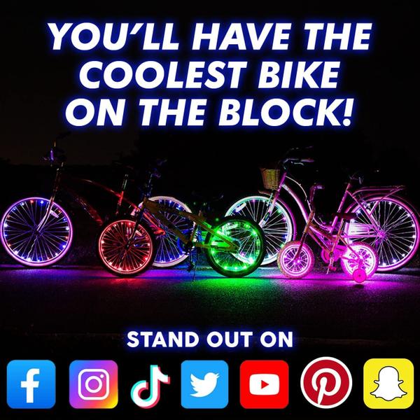 Imagem de Acessórios de bicicleta LED Activ Life Bike Light 2 Tires