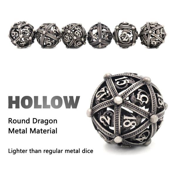 Acessórios de jogo de tabuleiro Metal Dice Chips para todas as idades - J-One Imagem de Acessórios de jogo de tabuleiro Metal Dice Chips para todas as idades