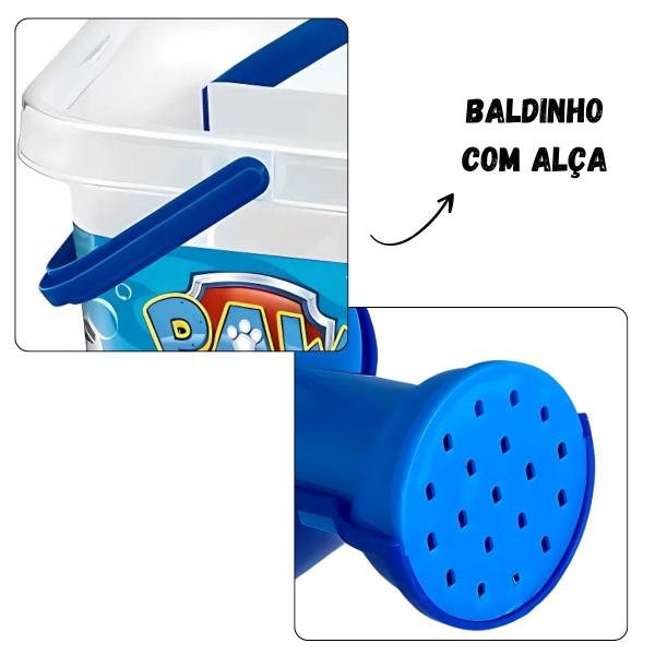 Acessórios de Praia e Piscina Baldinho Patrulha Canina 83430 - Fun Imagem de Acessórios de Praia e Piscina Baldinho Patrulha Canina 83430 - Fun