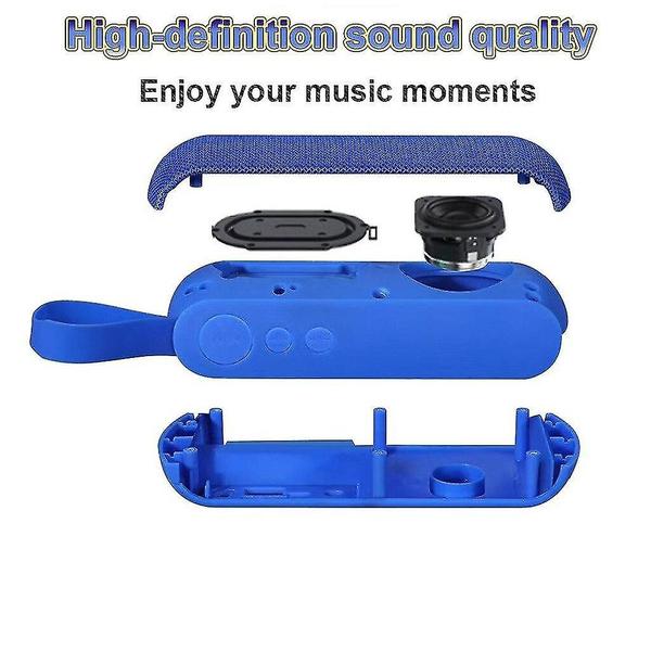 Acessórios do receptor de áudio e vídeo recarregável hifi portátil sem fio blueteethsd cartão usb alto-falantes de alta qualidade azul - HUOGUO Imagem de Acessórios do receptor de áudio e vídeo recarregável hifi portátil sem fio blueteethsd cartão usb alto-falantes de alta qualidade azul
