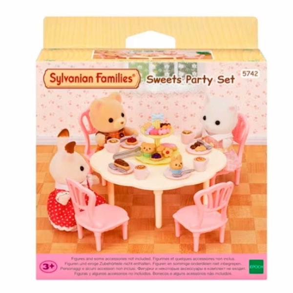 Imagem de Acessórios e Móveis - Sylvanian Families - Conjunto Festa de Doces - Epoch Magia