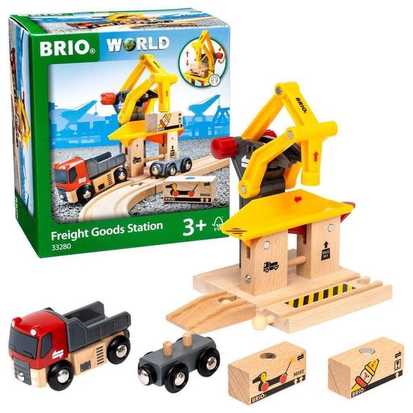 Imagem de Acessórios para trens de brinquedo Brio World Freight Goods Station